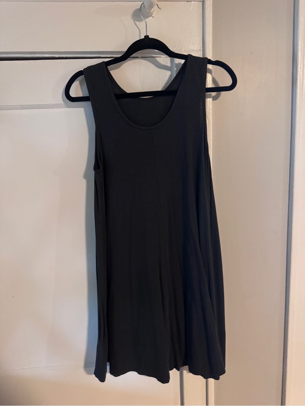 Sleeveless Black Dress - Classic Scoop Neck
